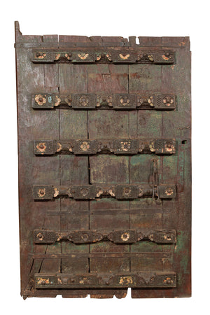 Biscottini Porta in legno massello e ferro da interno o da esterno vecchia e antica medievale scorrevole