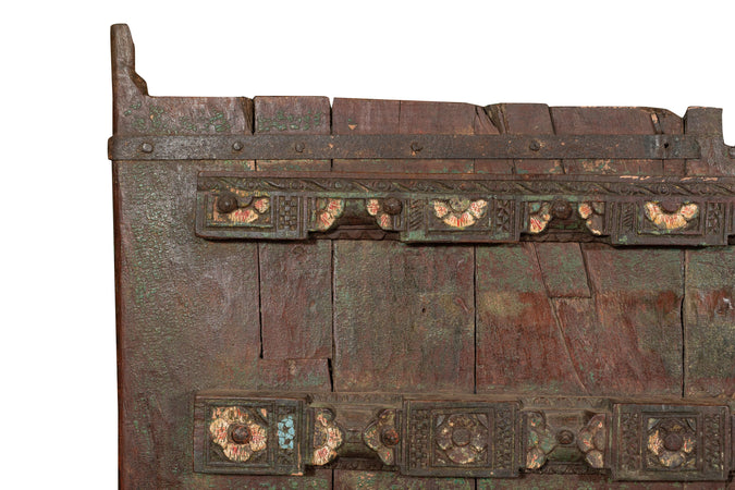 Biscottini Porta in legno massello e ferro da interno o da esterno vecchia e antica medievale scorrevole