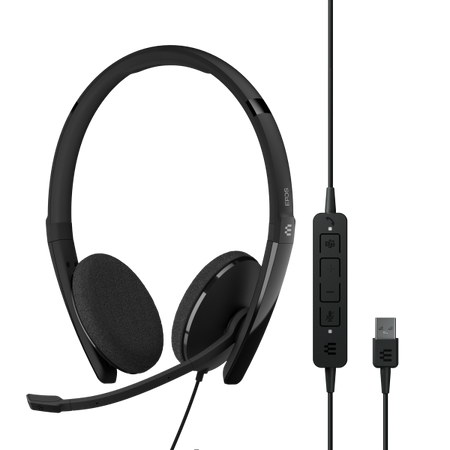 Cuffia ADAPT 160T USB II Stereo con Microfono Colore Nero