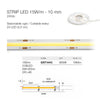 Strip Led interno dimmerabile Gea Led GST144C 24V 3000°K 1580Lm/mt striscia modulo led