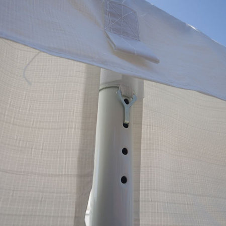 Gazebo "Party" Bianco da giardino 3x6 per esterno con teli laterali per feste