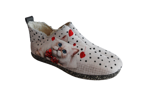 Tanahlot Pantofole alta ciniglia BEIGE donna Beige