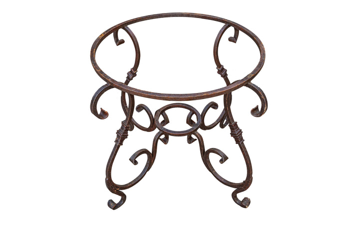 Biscottini Biscottini Base Tavolo in Ferro Battuto Forgiato  100 H 78 Arredamento Country