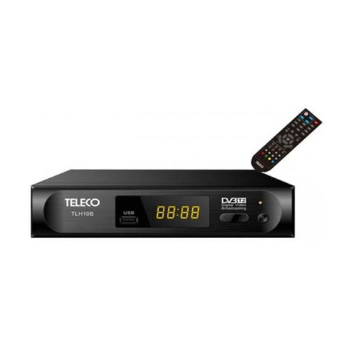 Teleco Decoder Dvb/t2 Hevc Display Pvr Usb/hdmi/lan/scart Tlh10b (mise)