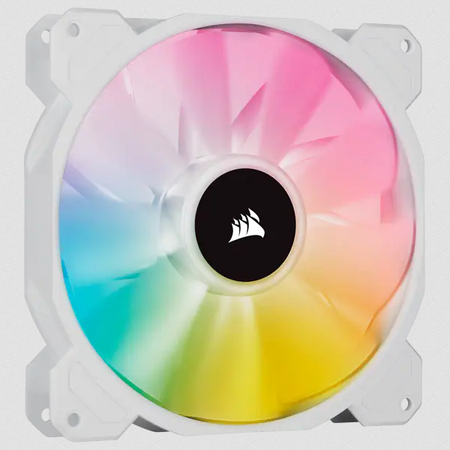 Corsair SP140 RGB ELITE Case per computer Ventilatore 14 cm Bianco 2 pz (CORSAIR iCUE SP140 RGB ELITE - indsats)