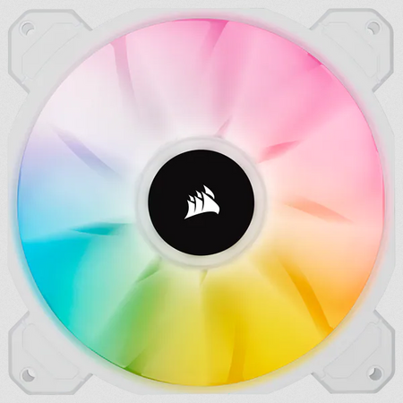 Corsair SP140 RGB ELITE Case per computer Ventilatore 14 cm Bianco 2 pz (CORSAIR iCUE SP140 RGB ELITE - indsats)