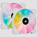 Corsair SP140 RGB ELITE Case per computer Ventilatore 14 cm Bianco 2 pz (CORSAIR iCUE SP140 RGB ELITE - indsats)