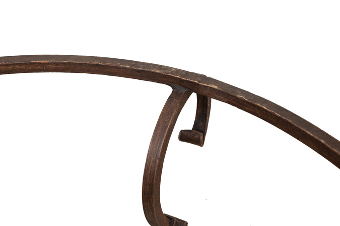 Biscottini Biscottini Base Tavolo Ferro Battuto Forgiato a Mano 127 H78 Robusta Country