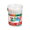 Carioca, Pennarelli punta maxi Jumbo barattolo - 50 PZ