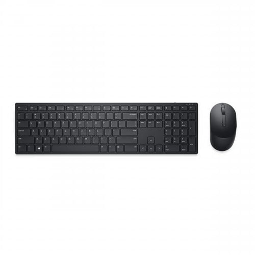 DELL KM5221W tastiera Mouse incluso Ufficio RF Wireless QWERTY Spagnolo Nero (Pro Wireless Keyboard and - Mouse - KM5221W - Spanish - [QWERTY] KM5221W, Full-size [100%], RF Wireless, QWERTY, Black, M