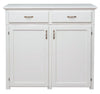 Biscottini Credenza Cucina Biscottini L130xP60xH115 legno tiglio bianco Lavello Frigo 115