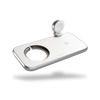 ZENS ZEDC17W/00 Caricabatterie per dispositivi mobili Universale Argento, Bianco USB Carica wireless Interno (Zens Aluminium Series tr?dl?s opladnin)
