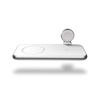 ZENS ZEDC17W/00 Caricabatterie per dispositivi mobili Universale Argento, Bianco USB Carica wireless Interno (Zens Aluminium Series tr?dl?s opladnin)