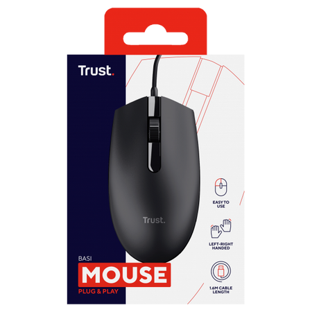 TRUST MOUSE BASI WIRED