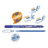 Carioca, Penne cancellabili oops con cappuccio blu, 12 pz