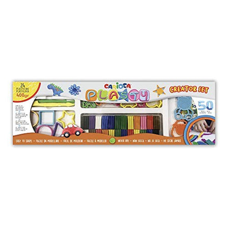 Carioca - creator set di Plastilina modellabile da 24 pz