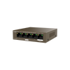 Switch di rete Tenda TEG-1105PD - Desktop Switch Gigabit 5 porte 10/100/1000 Mbps con 4 porte PoE - Supporto Power over Ethernet (PoE)