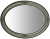 Biscottini Specchiera da appendere verticale/orizzontale L64xPR4xH84 cm finitura grigio anticato.