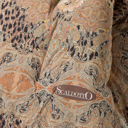 Scaldotto Panthere' ! Caleffi: Plaid in Cotone Morbido, Stampa Animalier e Calore Avvolgente