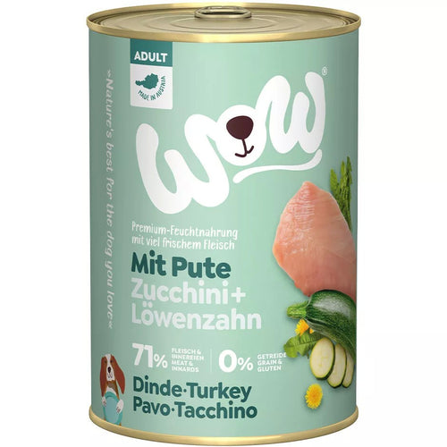 Wow Adult Tacchino Scatoletta per Cani 400gr