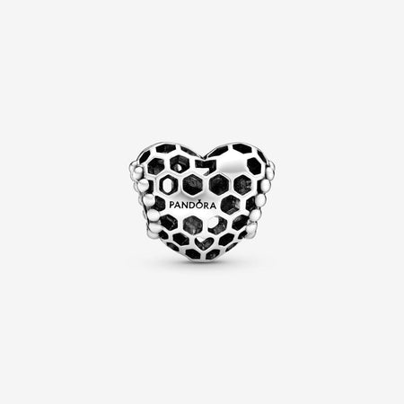 Pandora Charm a cuore Nido d'Ape Bee Happy (Sii felice)