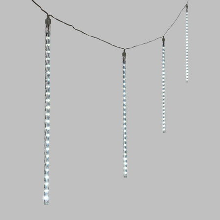 Catena 10 tubi luminosi 480 led per decorazioni Natalizie luce fredda