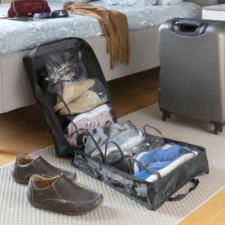 borsa valigia da viaggio per scarpe 12 paia uomo donna salva spazio aereo
