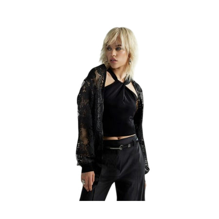 Dexterior canotte e top donna d.exterior - lux top nodo - nero da donna