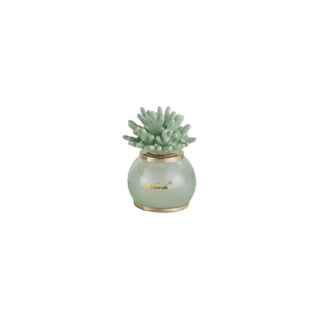 Lampada Bomboniera Corallo Verde Salvia Melaverde – Porcellana 10 cm