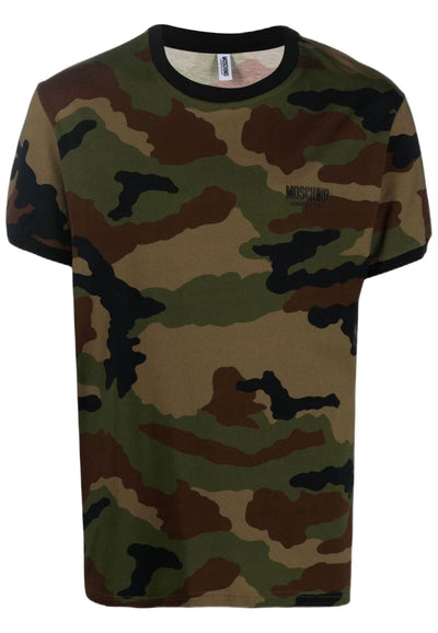 moschino T-SHIRT CAMOUFLAGE da uomo