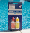 Refill Liquido Reagenti Test Ph e Cloro Misuratore Ph Cloro Kit Analisi Set Ricambio 2 pezzi ASTRALPOOL