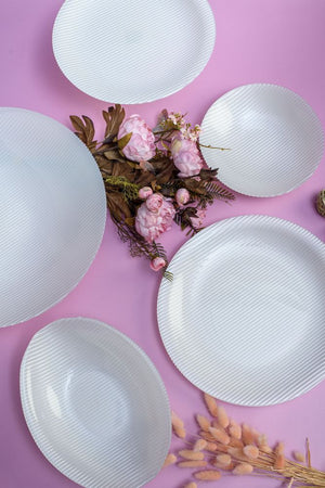 Centrotavola Evviva 5499 – Seventy in Vetro Bianco