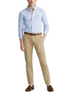 Camicia Uomo Polo Ralph Lauren Camicia Casual Slim Fit Aderente In Oxford In Cotone Collo Button Down Logo Pony Ralph Lauren Ricamato
