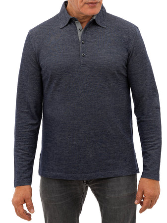 Corneliani Polo Blu 4 bottoni da uomo