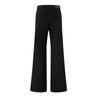 Pinko jeans donna pinko - wanda wide leg zip denim - nero da donna