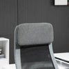 Sedia da Ufficio Ergonomica Girevole, Altezza Regolabile e Dondolamento, Poltrona in Tessuto a Rete 65x67x119-129cm Grigio DF4921-385CGFD4