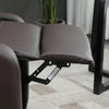 Poltrona Relax Massaggiante con Telecomando e 8 Programmi, Reclinazione e Poggiapiedi, 68x88x98cm, Marrone ZS1700-143V90BNZS1