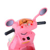 Motorino Elettrico per Bambini 3 Anni+ Max. 25kg con Luci, Musica, Batteria 6V e Velocità 3km/h, 108x51x75 cm, Rosa QA4370-013QA4