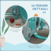 Set Scivolo per Bambini 18-48 Mesi con Altalena, Macchinina e Canestro, 201x151x87.5cm, Azzurro GH6331-041V00LBGH6