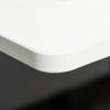 Scrivania Tavolino Porta PC Altezza Regolabile e Ruote  60x40x53-84cm Bianco QP9838-136WTQP9 , soggiorno salotto nero bianco marrone grgio alto basso design moderno sala moderno