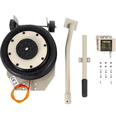 Martinetto Pneumatico VEVOR 3 Tonnellate Sollevamento 140-450mm Gonfiabile a 3 Cuscini d'Aria per Auto SUV Pickup Officina Garage