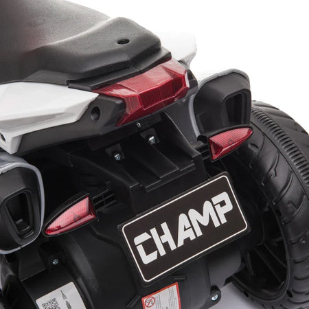 Moto Elettrica per Bambini 3-5 Anni (max. 25kg) con 3 Ruote, Luci e Suoni, Batteria 6V, Rosso, 86x42x52cm GF6370-102RDGF6