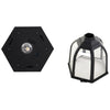 Lampione da Esterni con 6 Luci Led e Pannelli Solari Impermeabile Accensione Automatica Durata 6 Ore Altezza 177cm  XC3B30-006XC3