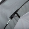 Tenda da Campeggio 2 Posti Impermeabile con Vestibolo, Finestre e Porte con Cerniera, 325x183x130cm Grigio EA1A20-174EA1