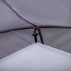 Tenda da Campeggio 2-4 Posti con Vestibolo e Porte con Cerniera, 426x206x154cm Grigio EM6A20-173CGEM6
