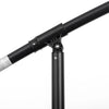 Ombrellone Decentrato da Giardino 3x2.6 m a 18 Stecche con Base a Croce, Grigio 84D-118GY
