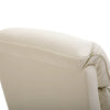 Poltrona Relax Reclinabile, Poltrona Alzapersone Elettrica con Telecomando e Poggiapiedi Integrato, 80x94x104cm Crema RE3713-067V91CWRE3
