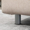 Divano Letto 2 Posti 3 in 1 Convertibile in Poltrona Reclinabile con Schienale Regolabile e 4 Cuscini Imbottiti, 102x82x81 cm, Beige DY2833-079D22