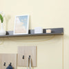 Set Mobile da Ingresso con Attaccapanni, Scarpiera con Panca e Scaffale, Grigio e Naturale GY6837-255CGGY6