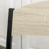 Set da Pranzo con Tavolo Rettangolare e 4 Sedie in Acciaio e MDF, Nero e Rovere GT5835-087V00BKGT5